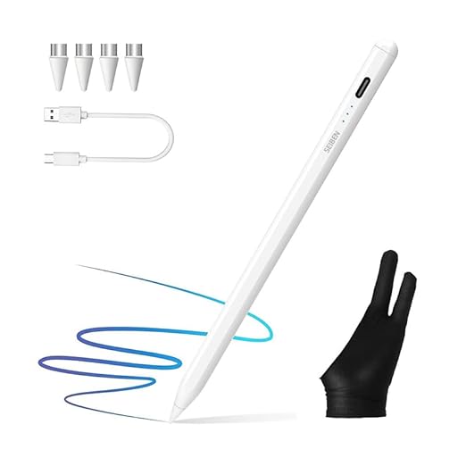 Active Stylus Pen for iOS and Android Tablet/Phone, Universal Stylus Pencil Compatible with Apple Ipad All Model, and Other Tablets, iPhone, Android Phones.